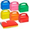 24 Pack Rainbow Gable Boxes for Party Favors, Colorful Birthday Goodie Boxes, Treats, Small Gifts (6 Colors, 6.2 x 3.5 x 3.6 inches)